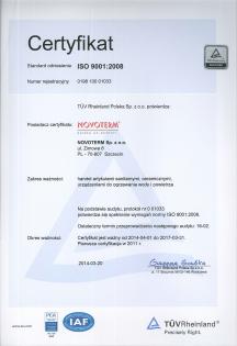 NOWY CERTYFIKAT ZARZĄDZANIA JAKOŚCIĄ